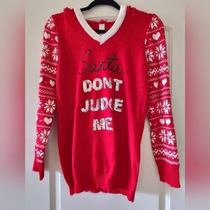 Christmas sweater w/ hoodie